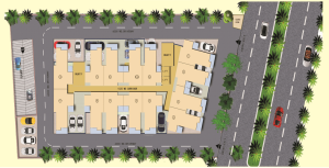 Site Plan : 1 Bhk flat in Raj nagar Extension, NH-58, Ghaziabad